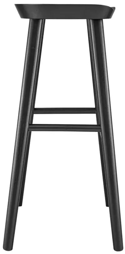 Vieno Bar Stool in Black - Set of 1