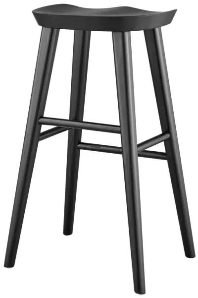 Vieno Bar Stool in Black - Set of 1