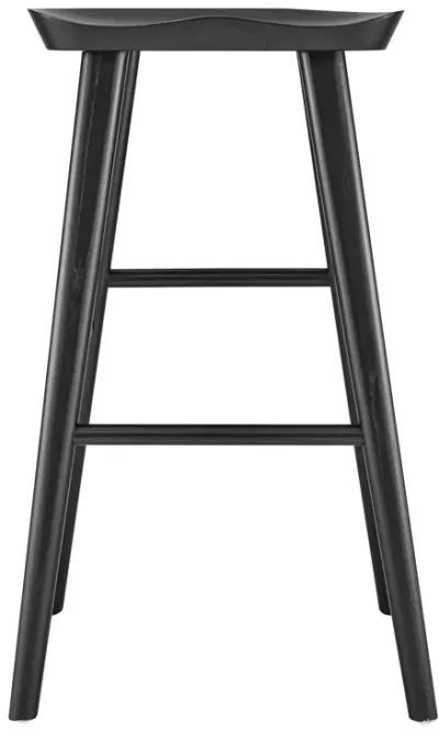 Vieno Bar Stool in Black - Set of 1