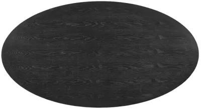 INK+IVY Mercer Black Oval Dining Table