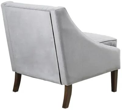 Madison Park Florian Light Gray Upholstered Accent Chair