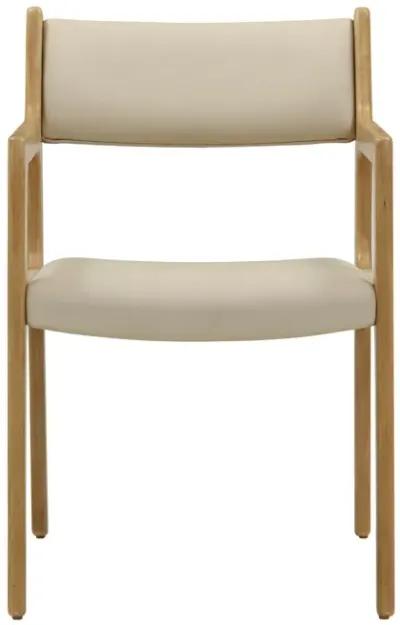 Ari Cream Vegan Leather Dining Chair - Set of 2