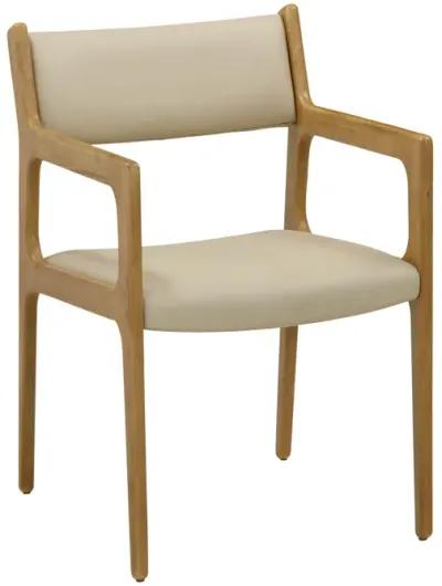 Ari Cream Vegan Leather Dining Chair - Set of 2