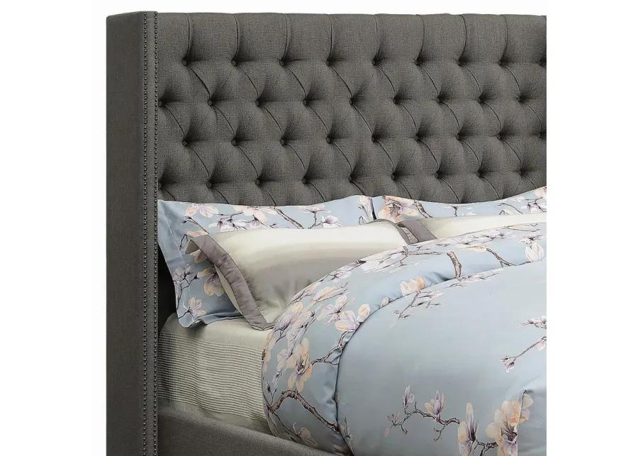 Elland Demi-Wing Upholstered Bed