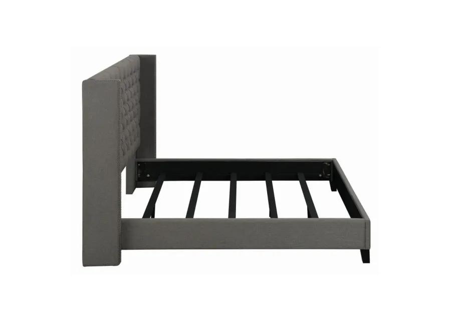 Elland Demi-Wing Upholstered Bed