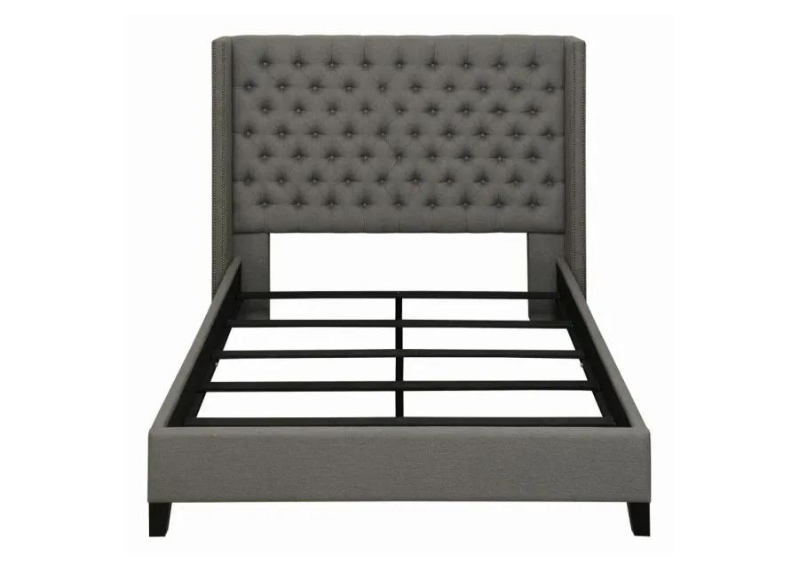 Elland Demi-Wing Upholstered Bed