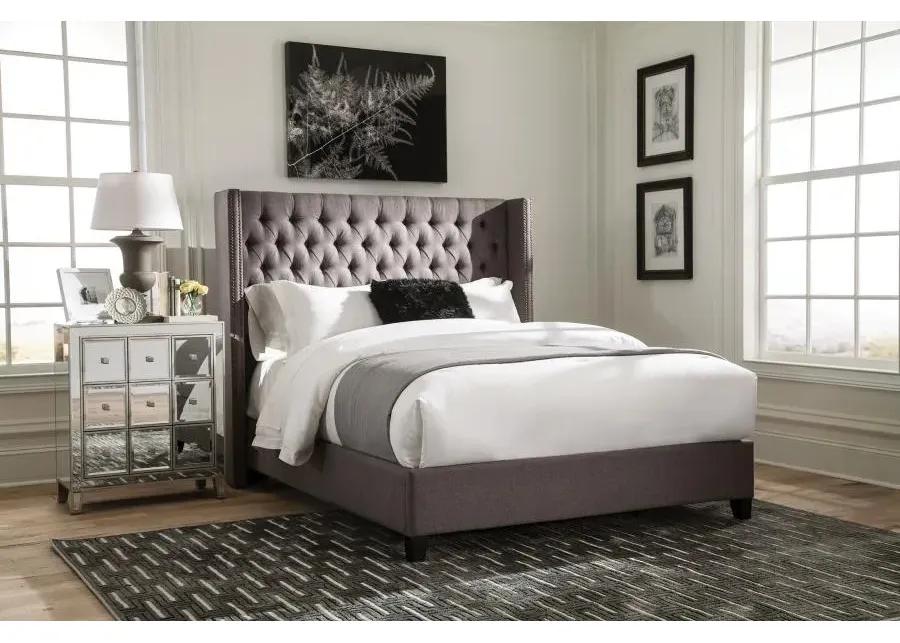 Elland Demi-Wing Upholstered Bed