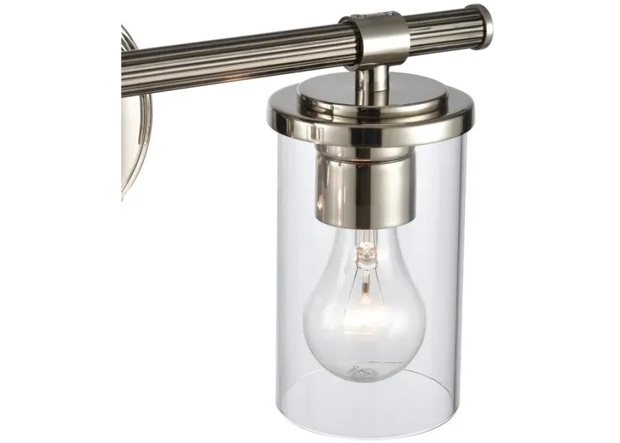 Burrow 15'' Wide 2-Light Vanity Light - Polished Nickel