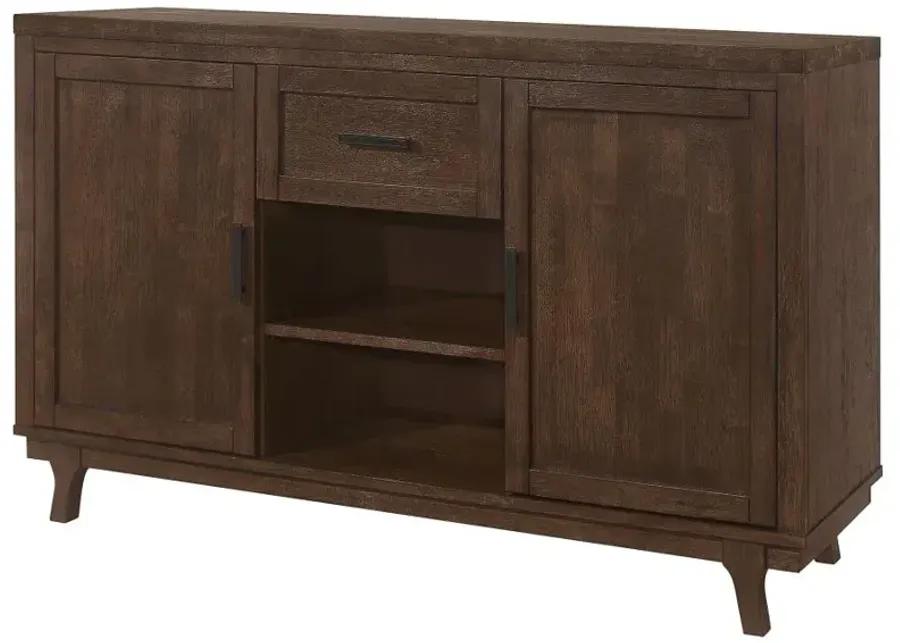 Reynolds 2-door Dining Sideboard Server Brown Oak