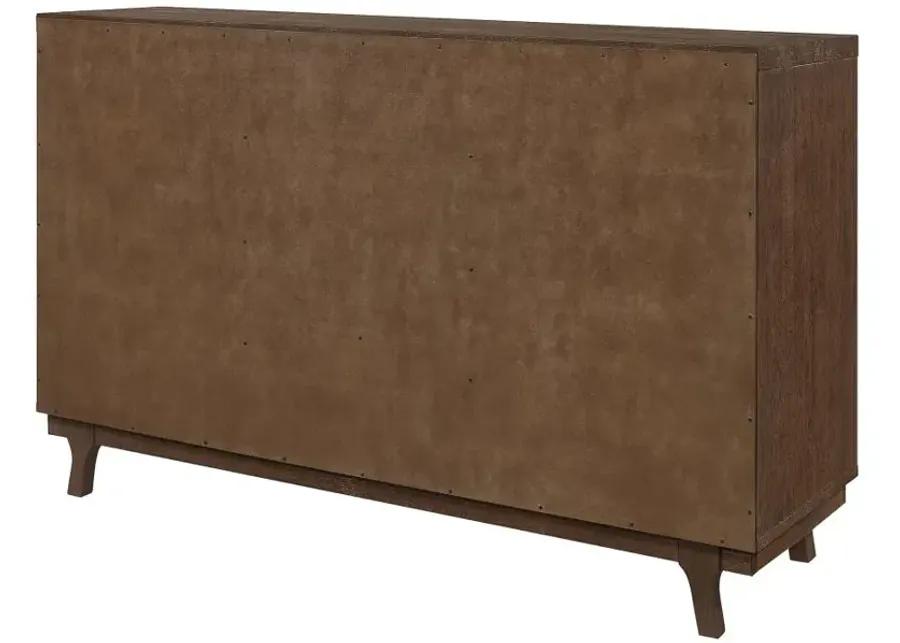 Reynolds 2-door Dining Sideboard Server Brown Oak