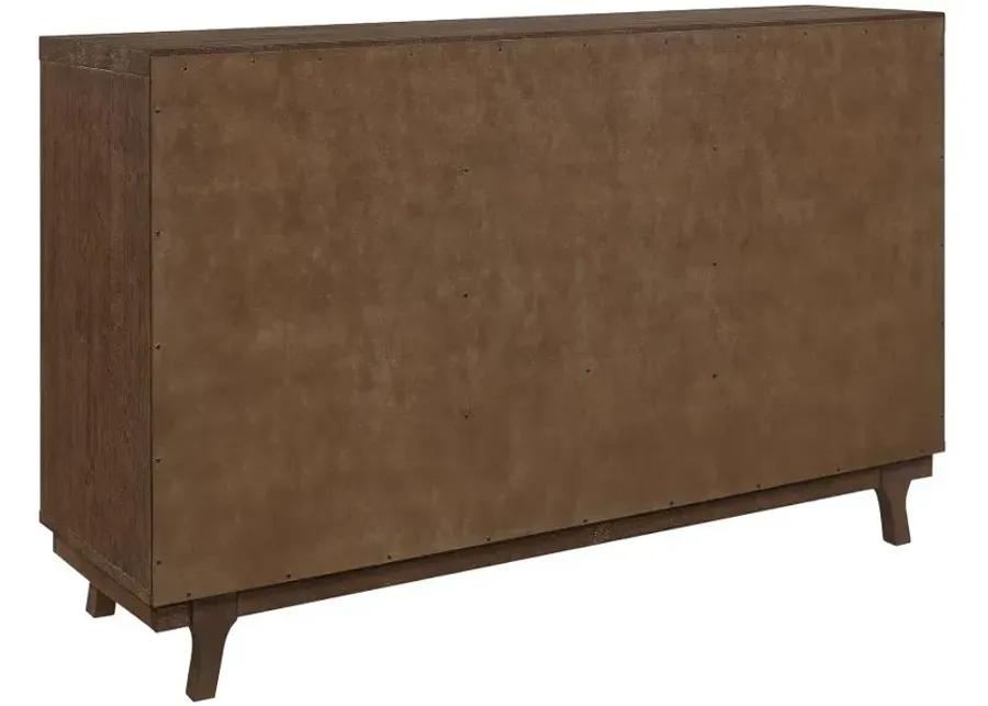 Reynolds 2-door Dining Sideboard Server Brown Oak