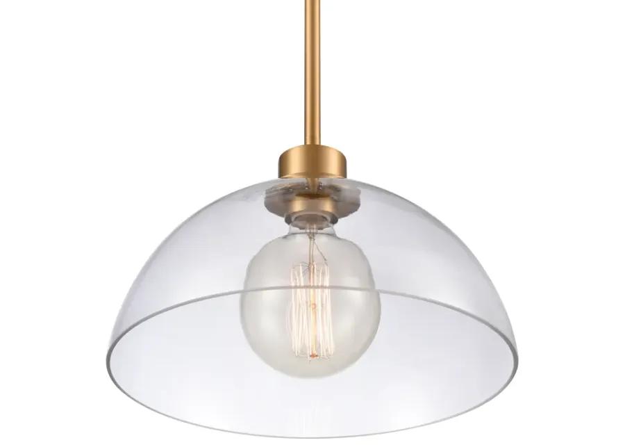 Julian 14'' Wide 1-Light Pendant - Brushed Gold