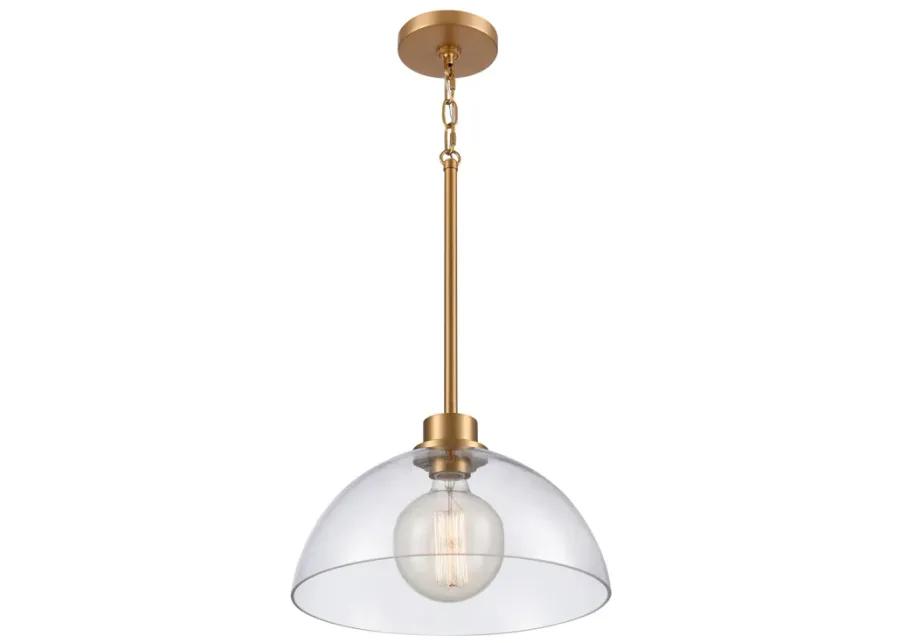 Julian 14'' Wide 1-Light Pendant - Brushed Gold