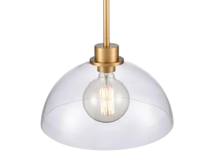 Julian 14'' Wide 1-Light Pendant - Brushed Gold