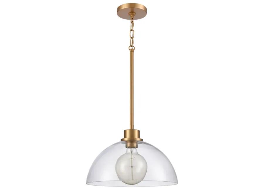 Julian 14'' Wide 1-Light Pendant - Brushed Gold