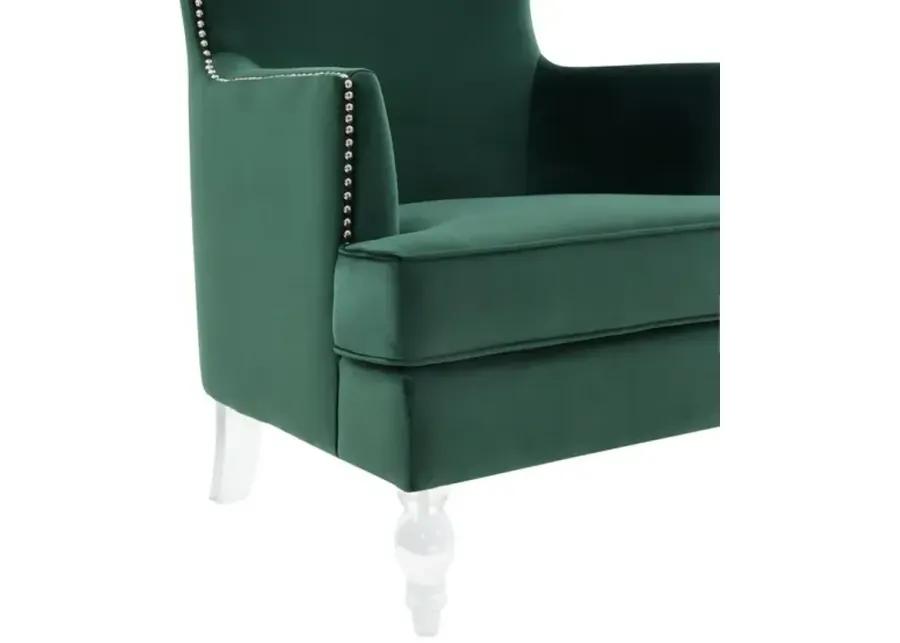 Geode Modern Wingback Chair