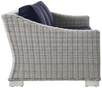 Conway Outdoor Patio Wicker Rattan Sofa