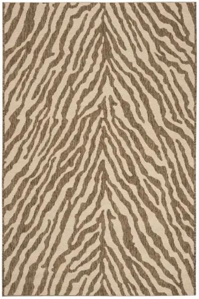 BEACH HOUSE Collection BHS182A-5 Cream / Beige 5'-3" X 7'-6"