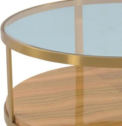 Hattie Glass Top Coffee Table