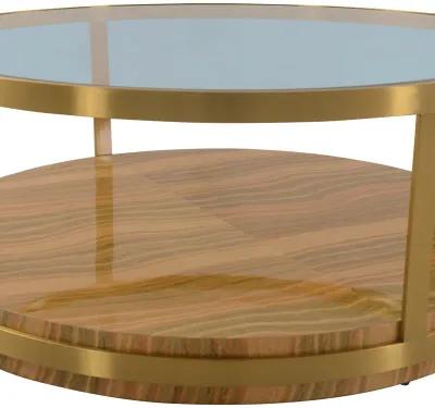 Hattie Glass Top Coffee Table