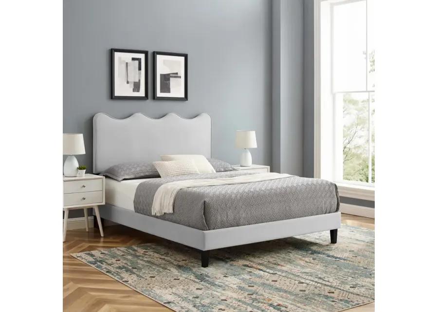 Current Performance Velvet Full Platform Bed