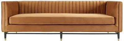 Devote Channel Tufted Performance Velvet Sofa