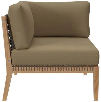 Clearwater Outdoor Patio Teak Wood Sofa