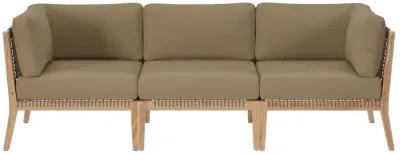 Clearwater Outdoor Patio Teak Wood Sofa