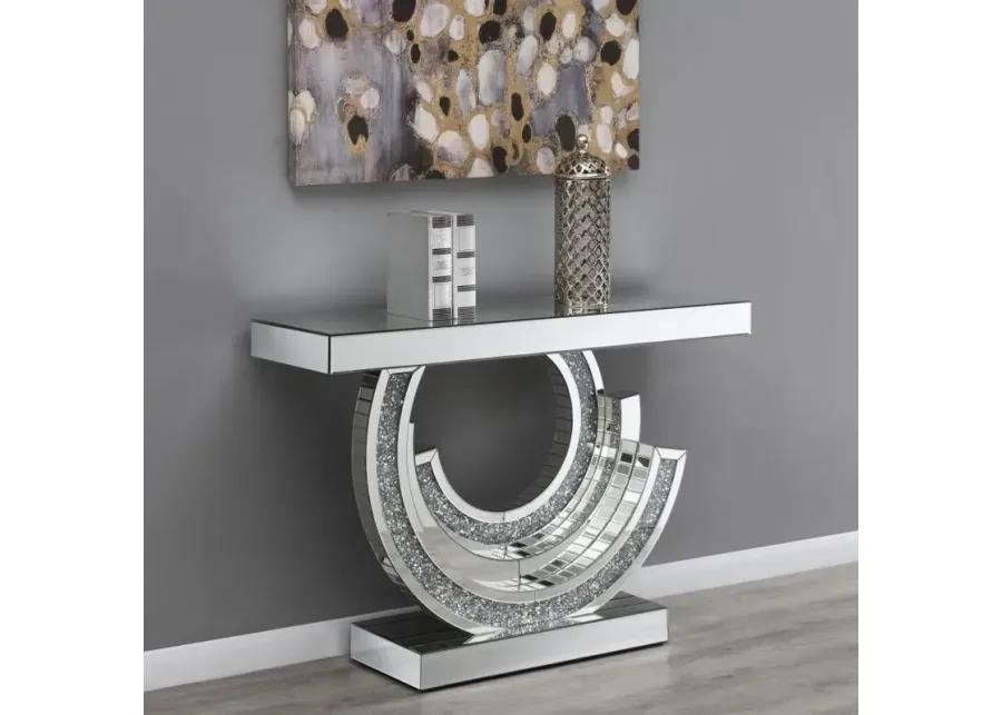 Imogen Multi-dimensional Console Table Silver