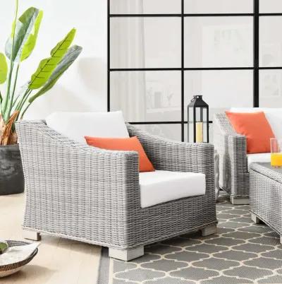 Conway Outdoor Patio Wicker Rattan Armchair