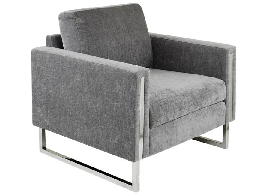 INK+IVY Madden Grey Accent Chair