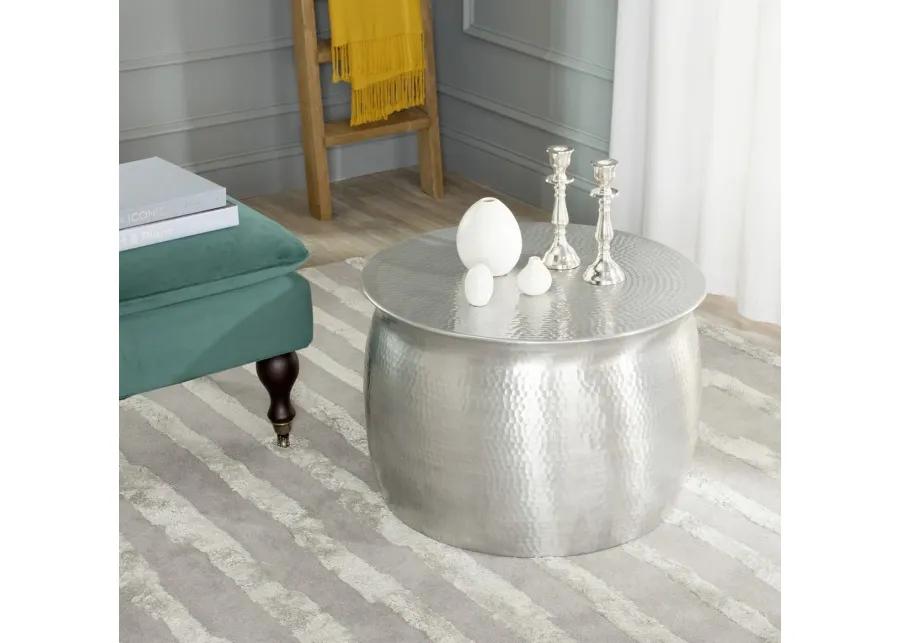 AZTEC HAMMERED METAL TABLE STOOL