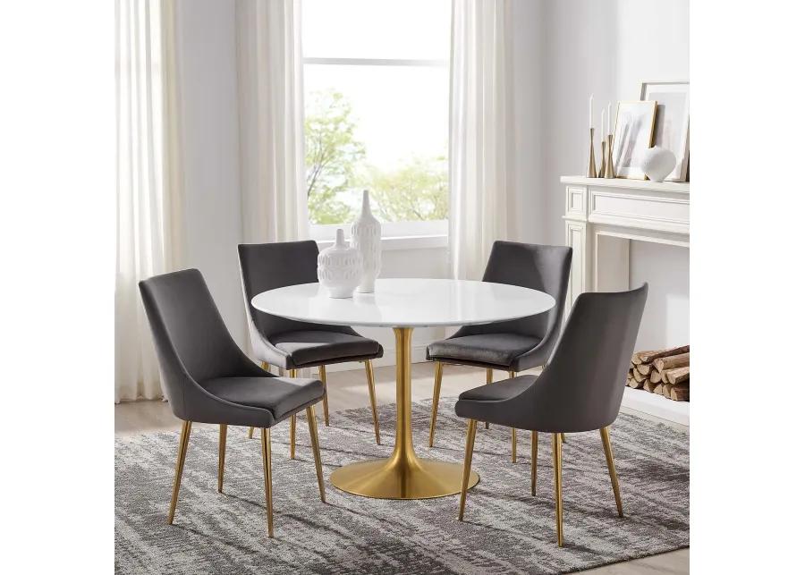 Lippa 47" Round Wood Dining Table