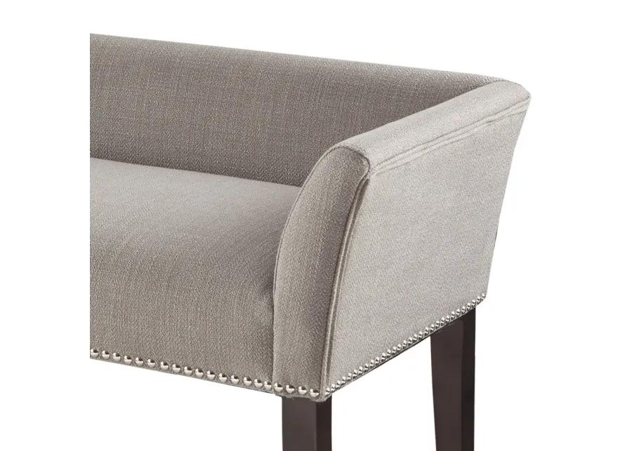 Madison Park Welburn Grey Accent Bench