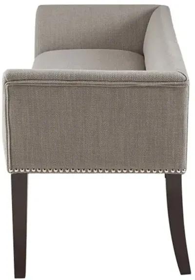 Madison Park Welburn Grey Accent Bench