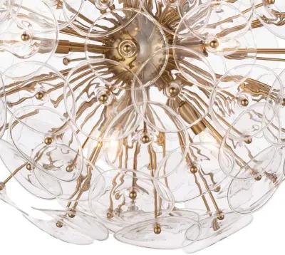 Poppy Glass Chandelier Small (Clear)