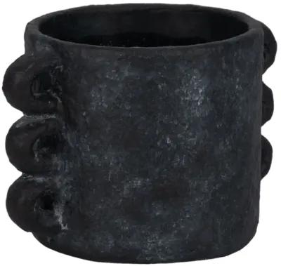 8" Arch Handle Planter, Black