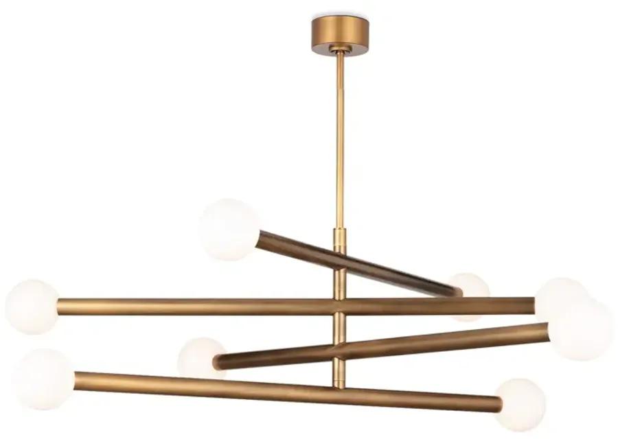 Beaubien Chandelier (Natural Brass)