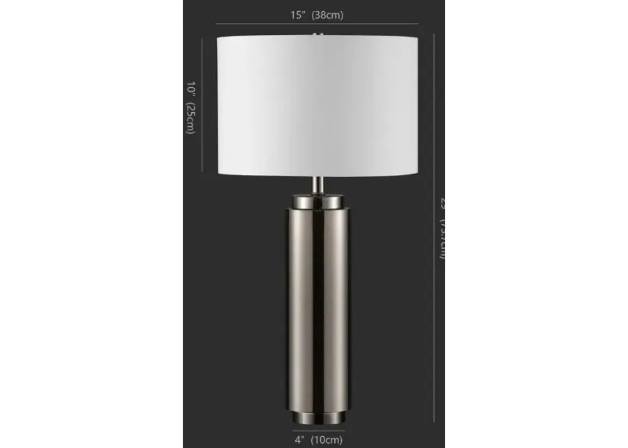 TERRY METAL PILLAR TABLE LAMP