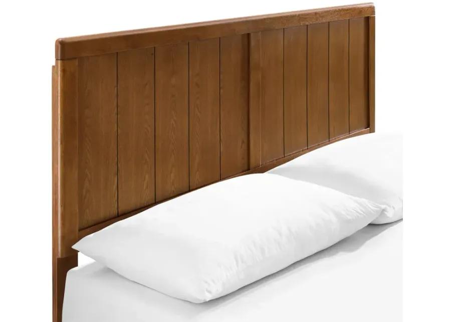 Alana Queen Wood Platform Bed With Angular Frame