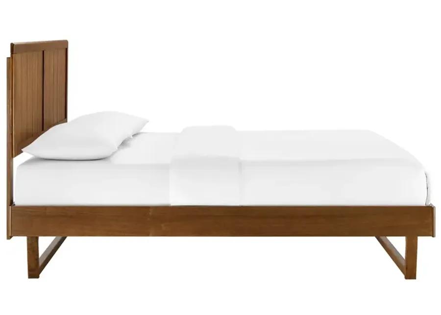 Alana Queen Wood Platform Bed With Angular Frame