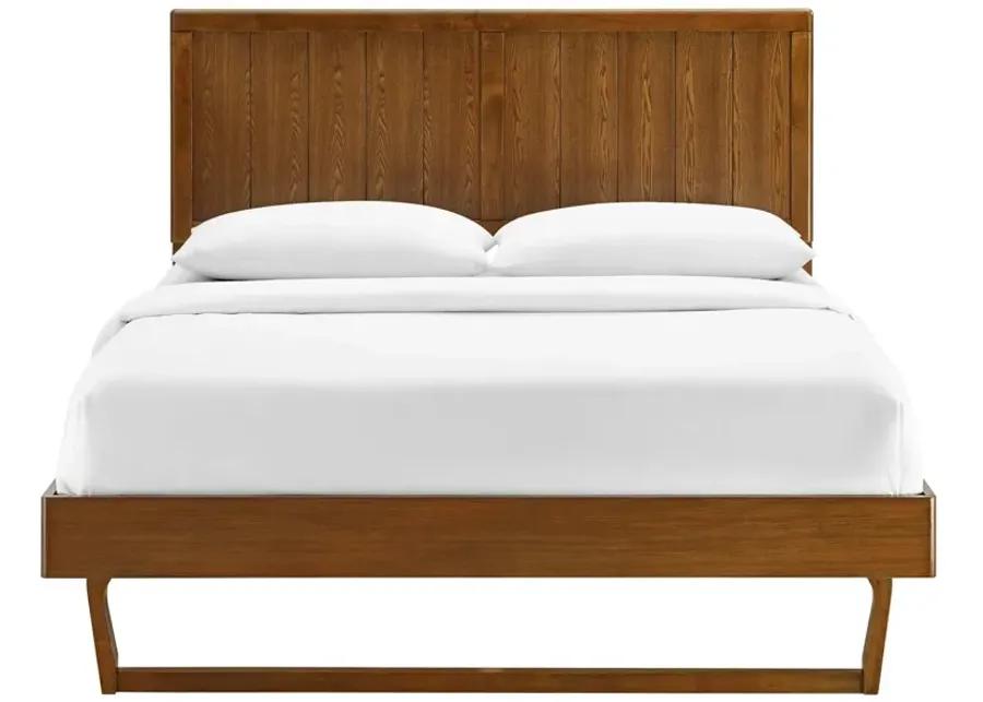 Alana Queen Wood Platform Bed With Angular Frame