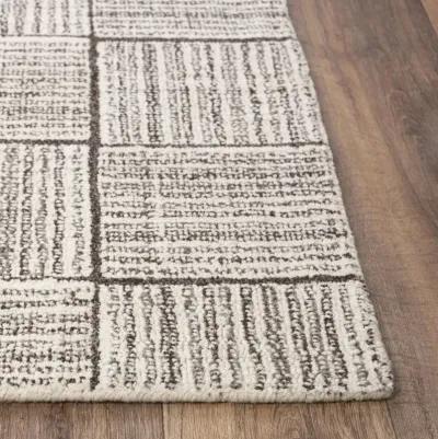 Taylor Gray/Natural  Wool 7'9" x 9'9" Rectangle Rug