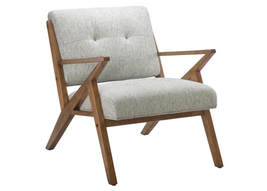 INK+IVY Rocket Light Grey Lounge Chair