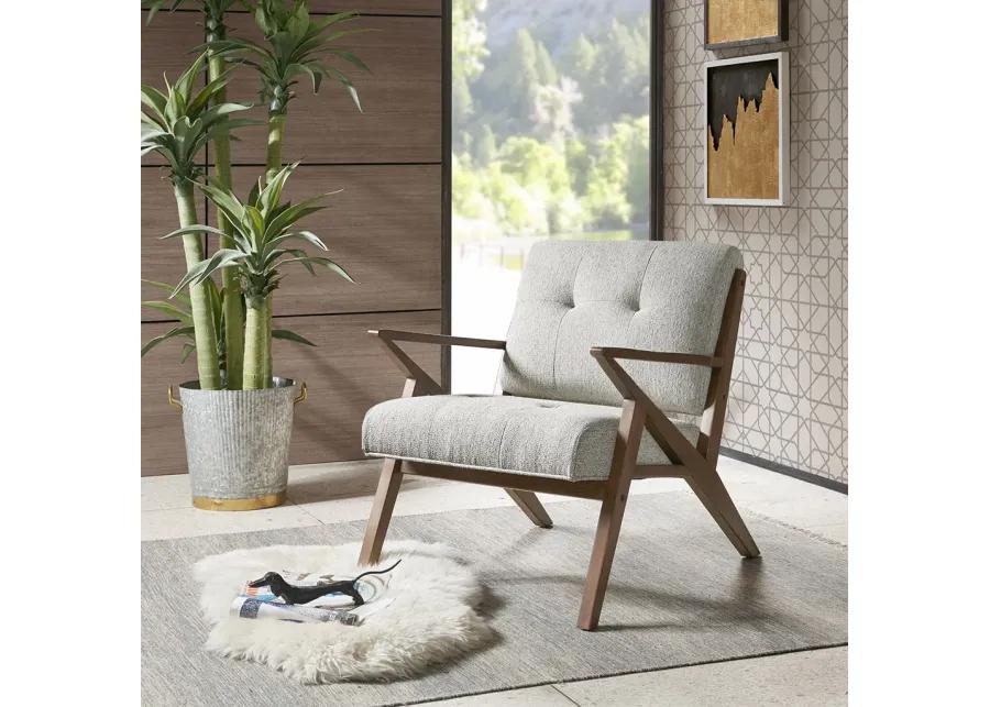 INK+IVY Rocket Light Grey Lounge Chair