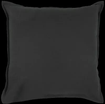 Solid Black Pillow