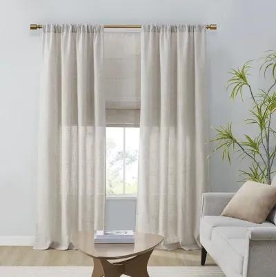 Madison Park Kyler Natural Linen Blend Light Filtering Cordless Roman Shade