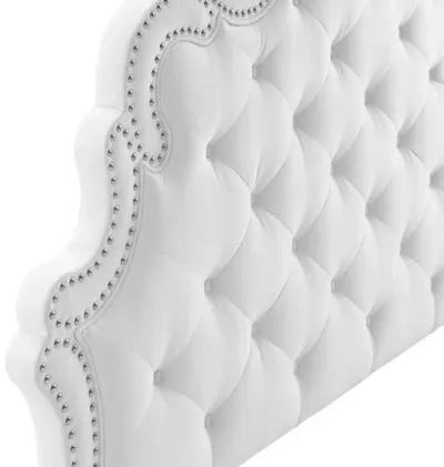 Arabella Button-Tufted Performance Velvet King/California King Headboard