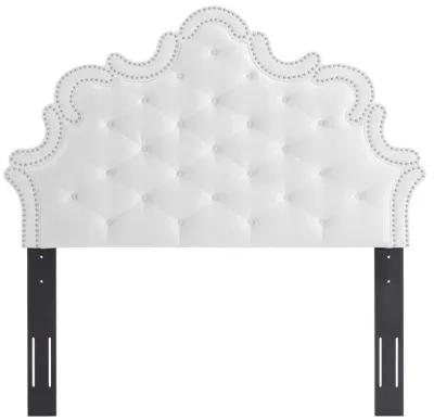 Arabella Button-Tufted Performance Velvet King/California King Headboard