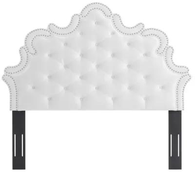 Arabella Button-Tufted Performance Velvet King/California King Headboard